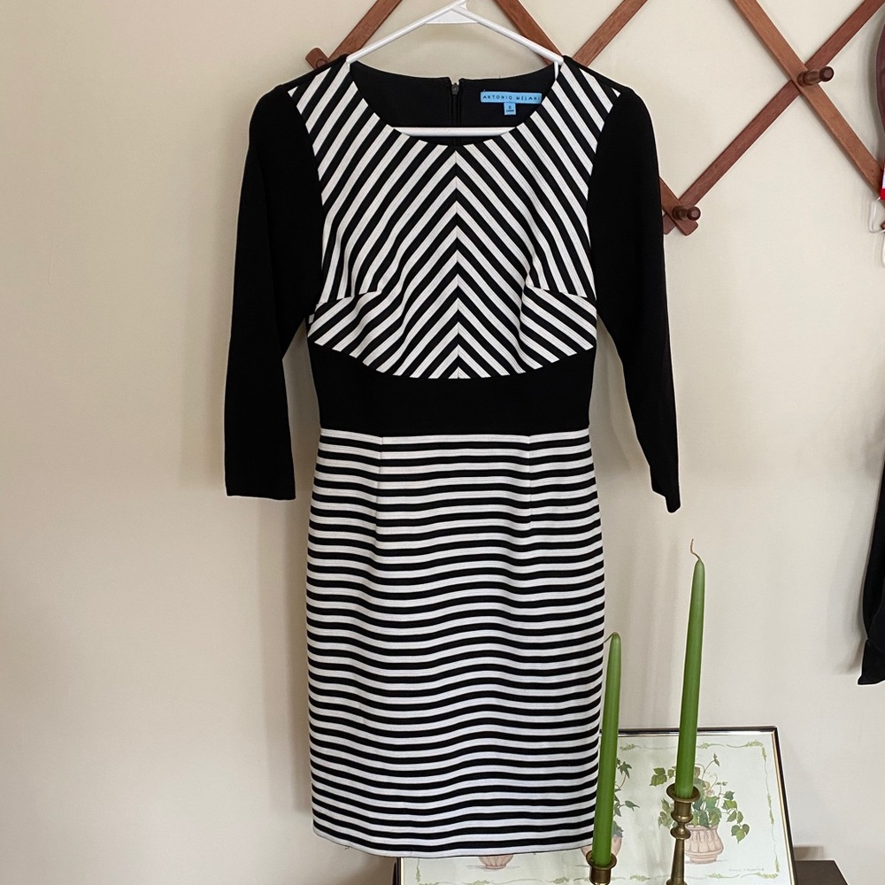 Antonio Melani Striped Dress Size 2